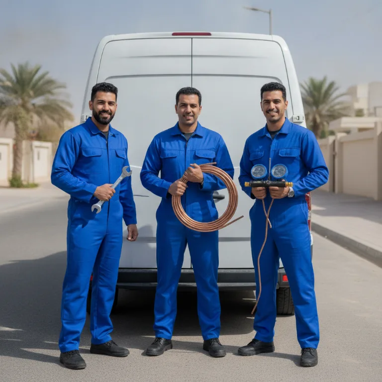تكييف وتدفئة فريق في الخليج التجاري